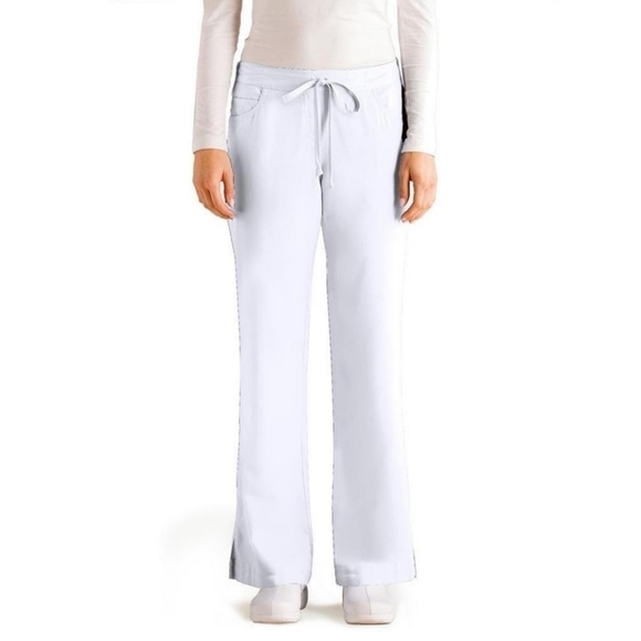Grey's Anatomy | Women's White Medical Scrubs Pants (Size XS) - Picture 1 of 14